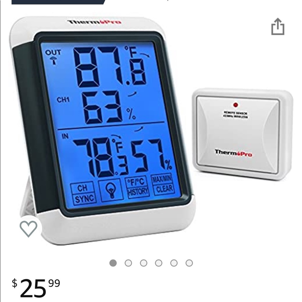 COPY - ThermoPro thermometer and humidity monitor